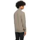 Etro Beige Wool Half-Zip Sweater