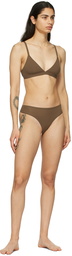 SKIMS Brown Fits Everybody Triangle Bra