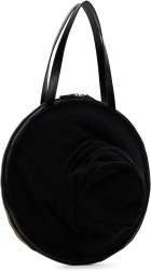 Junya Watanabe Black Smooth Wool & Leather Bag