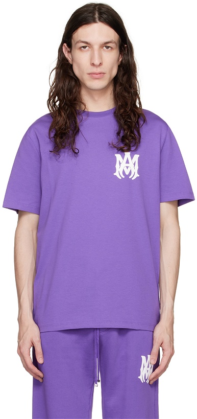 Photo: AMIRI Purple 'M.A.' T-Shirt