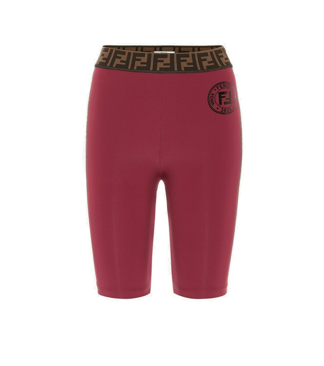 FENDI FENDIRAMA FF LOGO BIKER SHORTS – Caroline's Fashion Luxuries