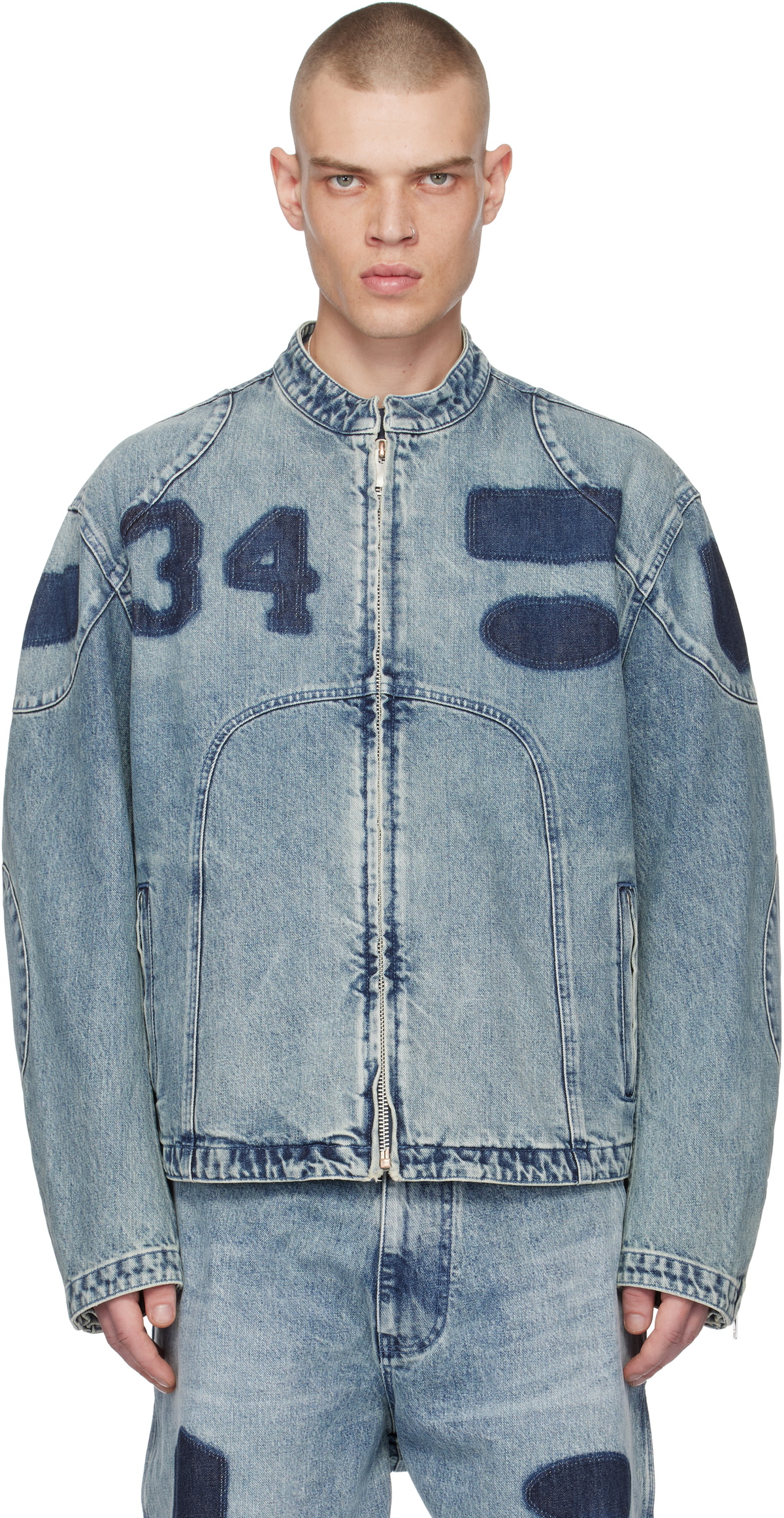 AMBUSH ブルー ジャケット 最新コラボジャケット☆話題沸騰中☆Nike x AMBUSH☆お早めに