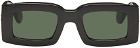 Jacquemus Black Le Raphia 'Les Lunettes Tupi' Sunglasses
