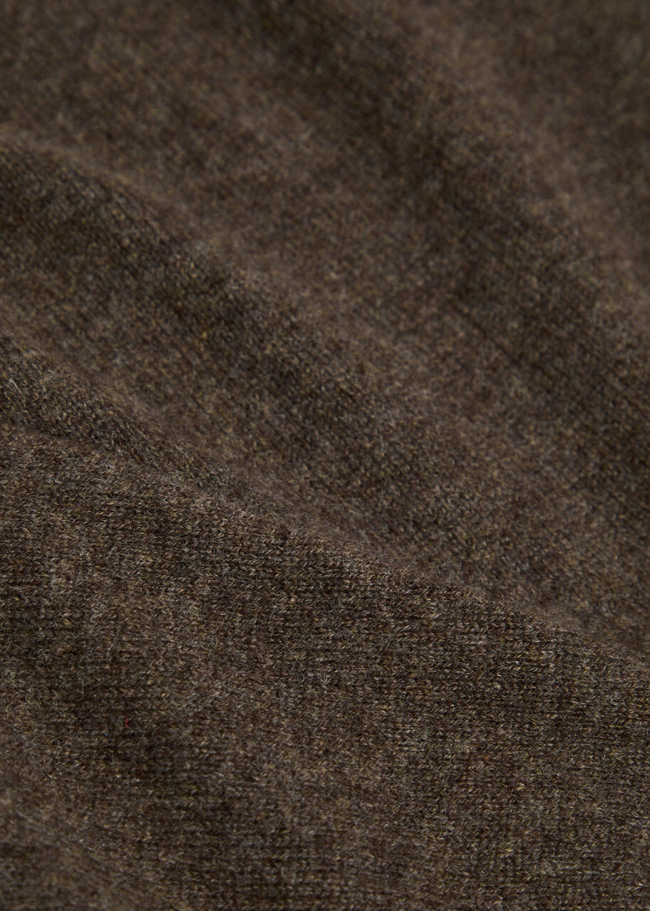 Reformation Merritt Turtleneck Cashmere Jumper Brown