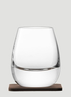 LSA International Set of Two Islay Whiskey Glass and Coaster