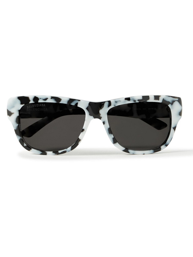 Photo: Balenciaga - Square-Frame Tortoiseshell Acetate Sunglasses