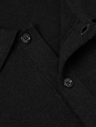 Valentino Garavani - Toile Iconograph Logo-Jacquard Cotton-Blend Polo Shirt - Black