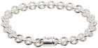 Le Gramme Silver 'Le 21g' Entrelacs Bracelet