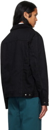 Levi's Black Type III Sherpa Denim Trucker Jacket