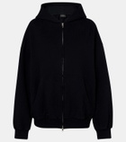 Balenciaga Zip-up cotton hoodie
