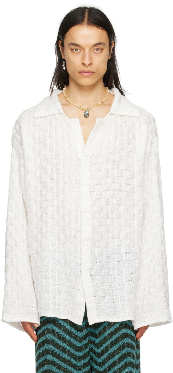 Isa Boulder SSENSE Exclusive White Jacket