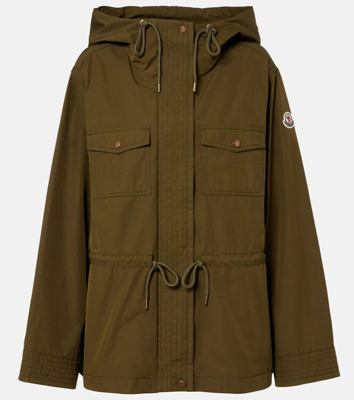 Moncler Serin hooded canvas jacket