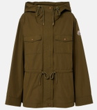 Moncler Serin hooded canvas jacket