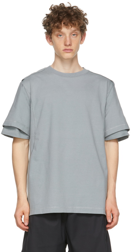 Photo: Affix Grey Heavy Jersey Dual Sleeve T-Shirt