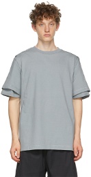 Affix Grey Heavy Jersey Dual Sleeve T-Shirt