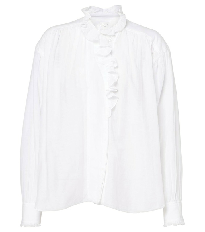 Photo: Marant Etoile Etoile cotton-blend pajama shirt