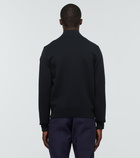 Moncler - Tricot cardigan with down-filled front