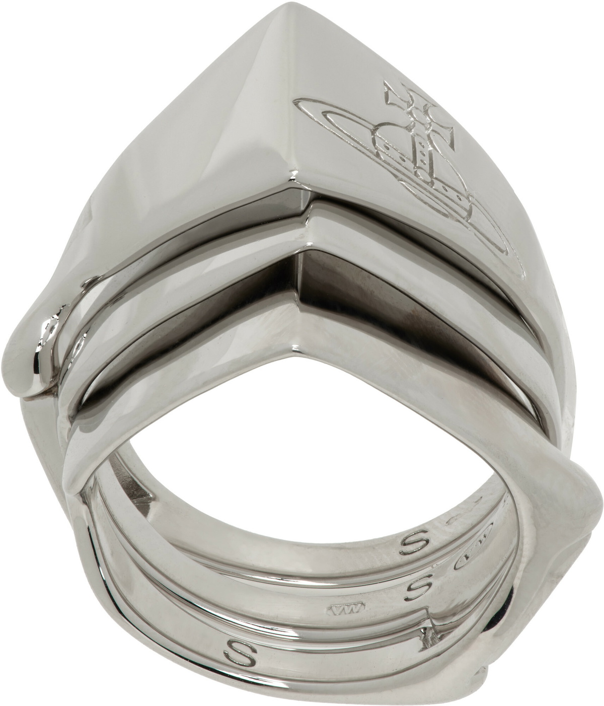 Vivienne Westwood Gunmetal Marybelle Ring Vivienne Westwood
