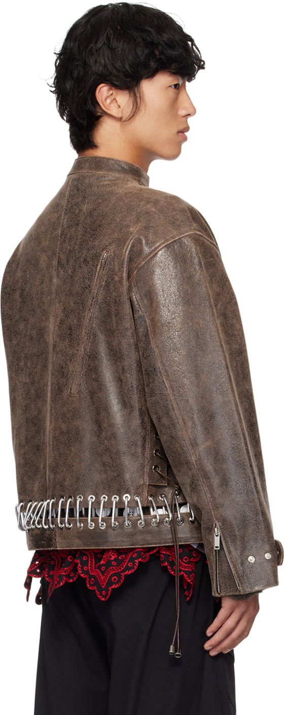 CHOPOVA LOWENA 新品 ジャケット CHOPOVA LOWENA PATCH BLACK LEATHER JACKET – GIGINA