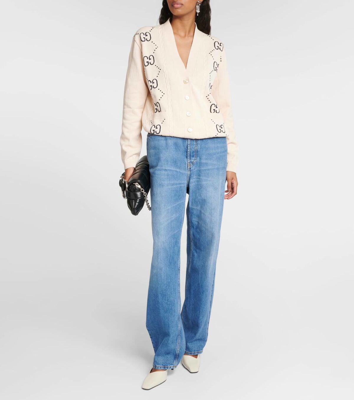 【送料&関税込】Gucci Embroidered Cotton Cardigan GUCCI - Cotton Cardigan Gucci