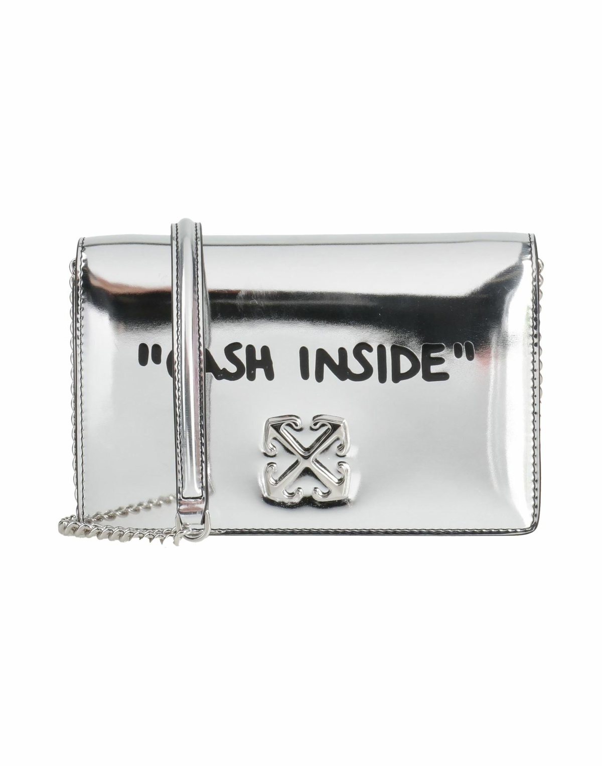 Off-white Womens Cross-body bag in Silver