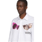 Versace White Logo Sunglasses Shirt