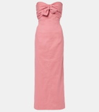 Tove Rahel linen and cotton-blend maxi dress