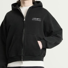 Cole Buxton Men's Sport Zipped Hoodie in Vintage Black