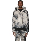 Off-White Beige Tie-Dye Contour Hoodie