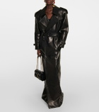 Saint Laurent - Leather trench coat