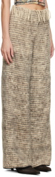 Luna Del Pinal Grey Blanket Trousers