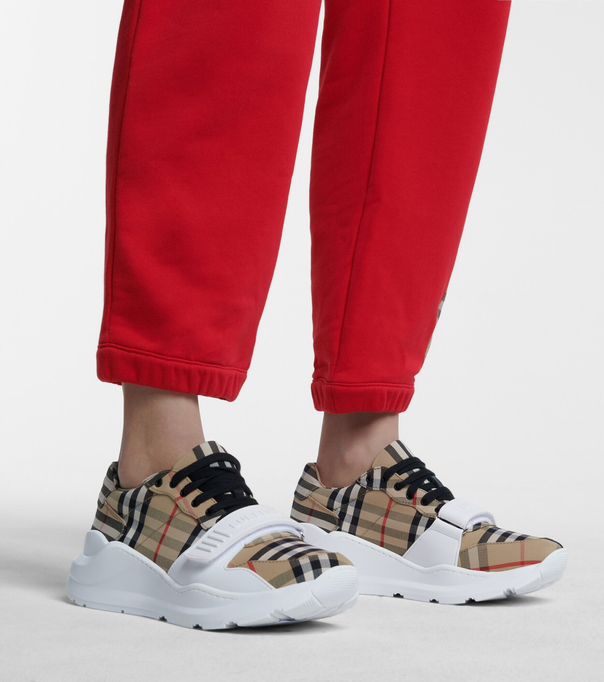 burberry nova check sneakers