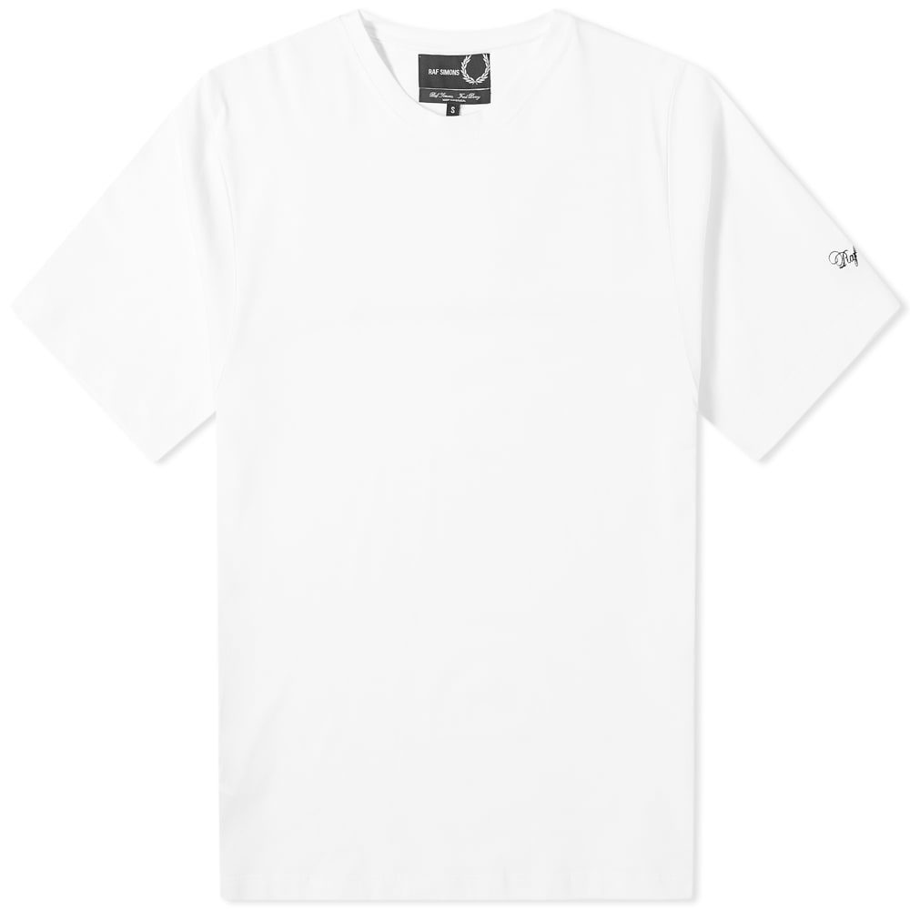 Raf Simons X Fred Perry Split short-sleeve T-shirt - Farfetch