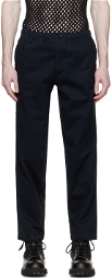 Adsum Navy Bank Trousers