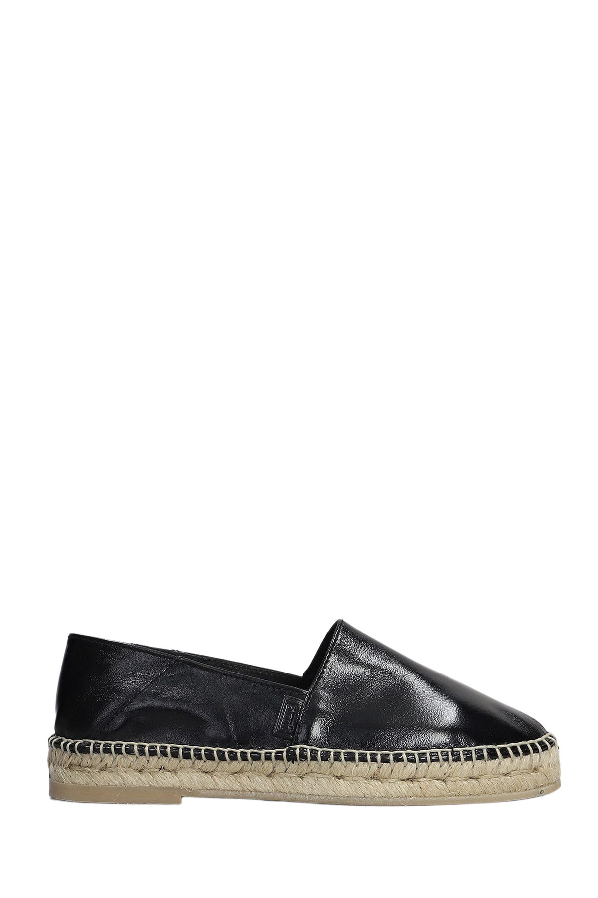 Ami Alexandre Mattiussi Espadrilles In Black Leather