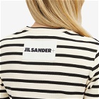 Jil Sander+ Women's Long Sleeve Striped Top in Bluejay