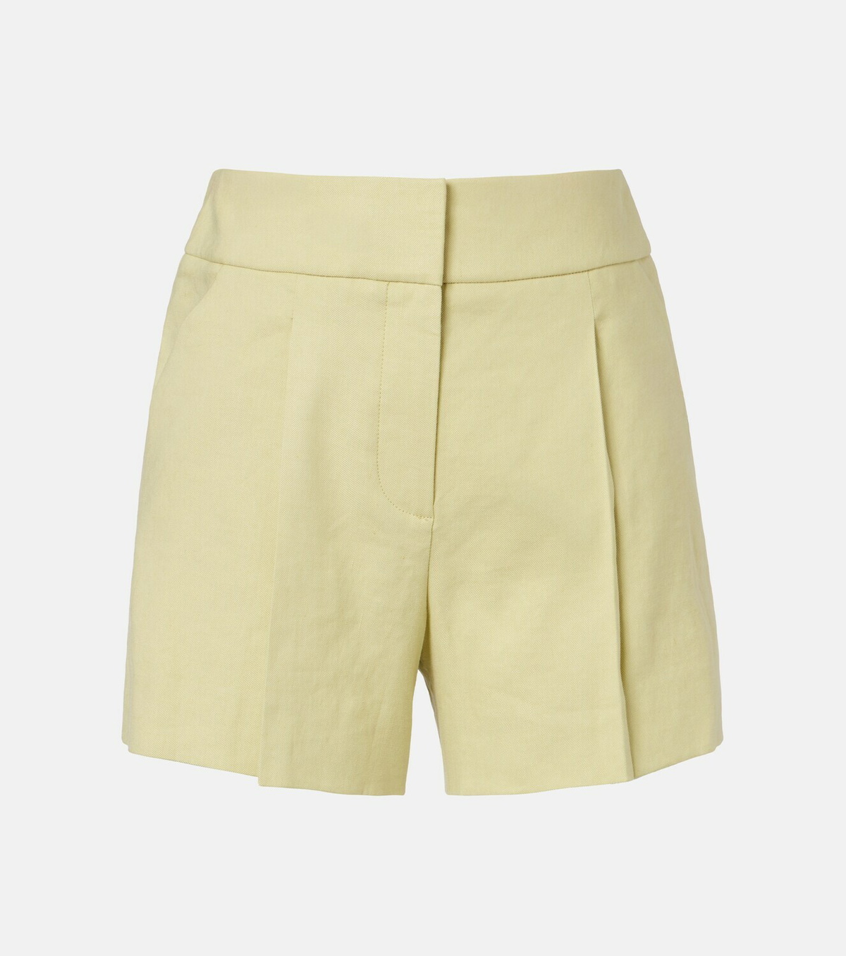 Veronica Beard Haina linen-blend twill shorts