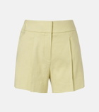 Veronica Beard Haina linen-blend twill shorts