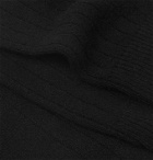 Pantherella - Waddington Ribbed Cashmere-Blend Socks - Black