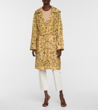 Frame - Python-print trench coat