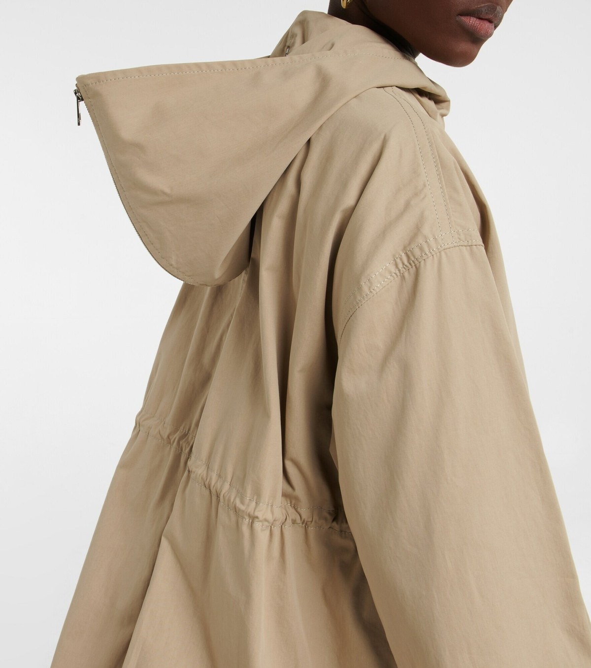 LOEWE Anagram cotton gabardine parka フーデッド パーカ 