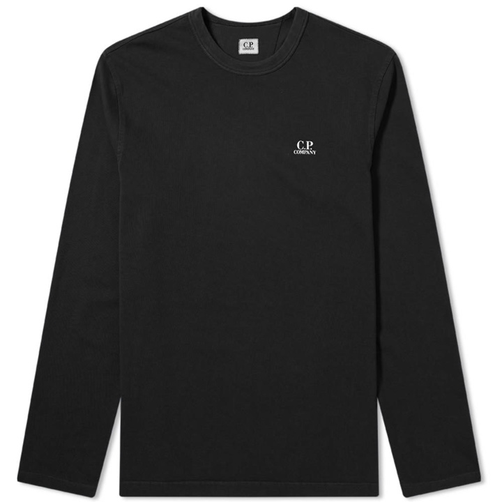 Photo: C.P. Company Long Sleeve Logo Tee