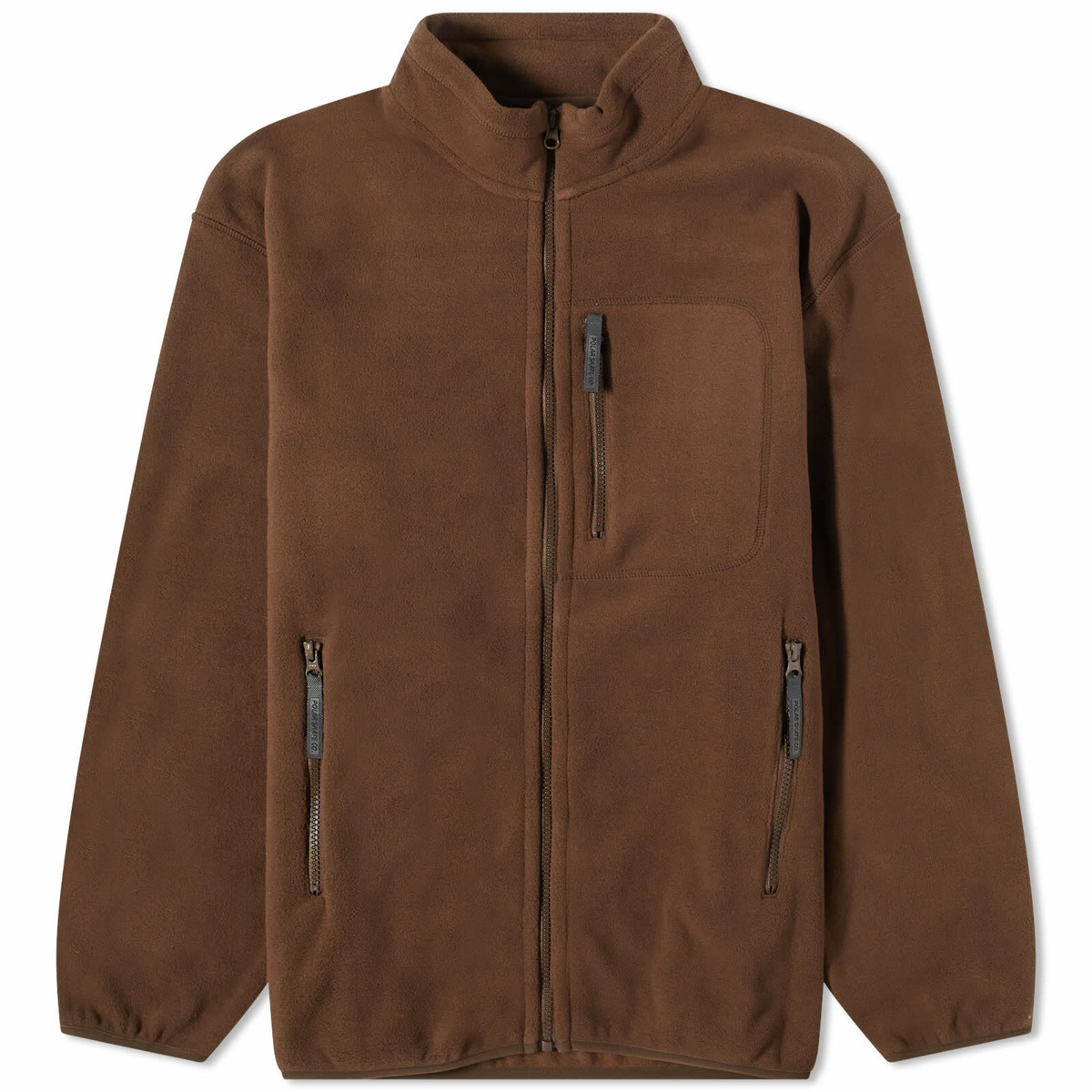 Polar Skate Co. Men's Basic Fleece Jacket in Brown Polar Skate Co.