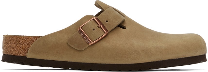 Birkenstock Beige Boston Loafers Birkenstock