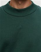 Adidas Basketball Fleece Crew Green - Mens - Sweatshirts