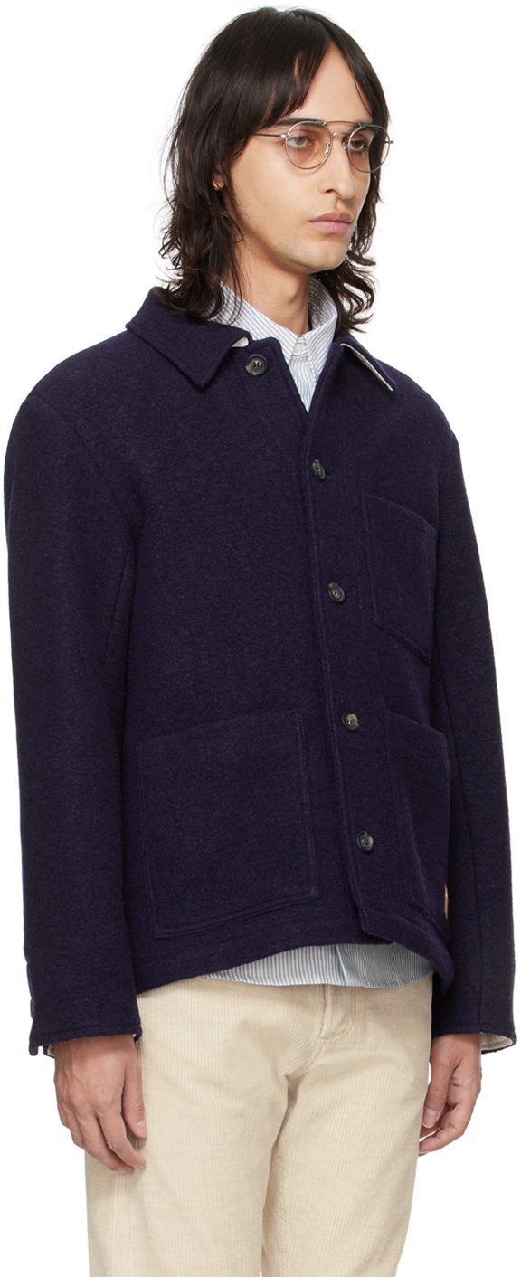 A.P.C New Emile ジャケット　Sサイズ　ネイビー A.P.C. Navy Emile Jacket A.P.C.