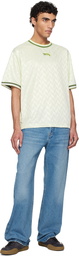 Maison Kitsuné Green Jacquard Flash Fox Oversize T-shirt