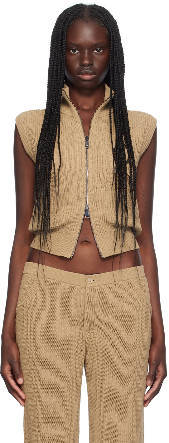 Aya Muse Brown Aries Vest Aya Muse