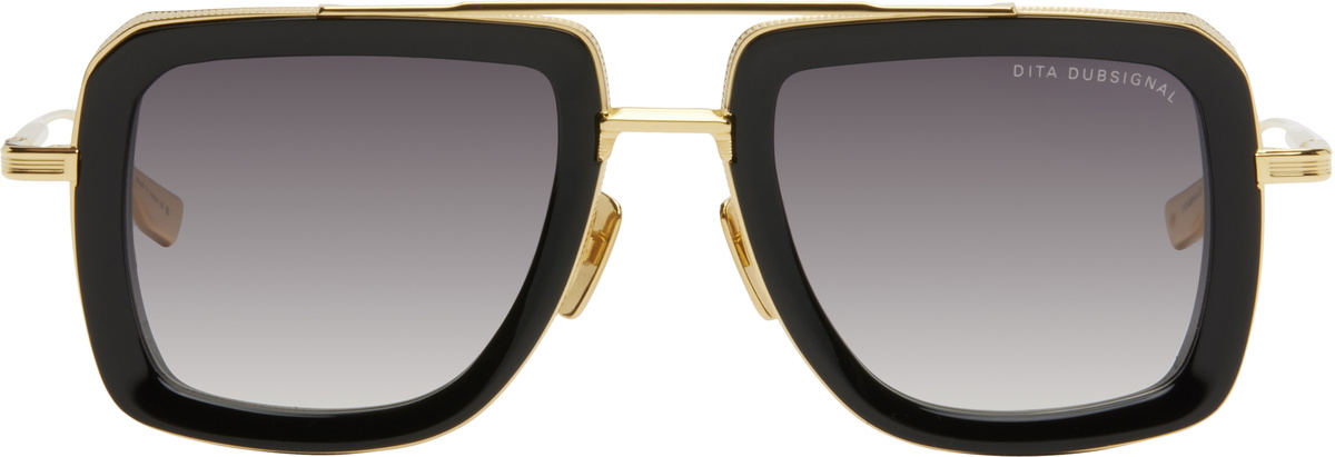 Dita Gold & Black Dubsignal Sunglasses Dita