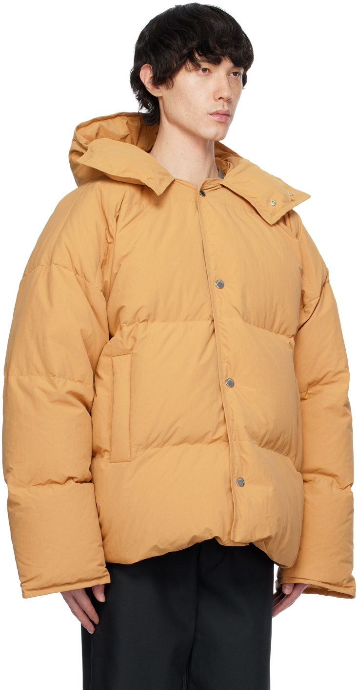 Nanushka Orange Jolyn Down Jacket